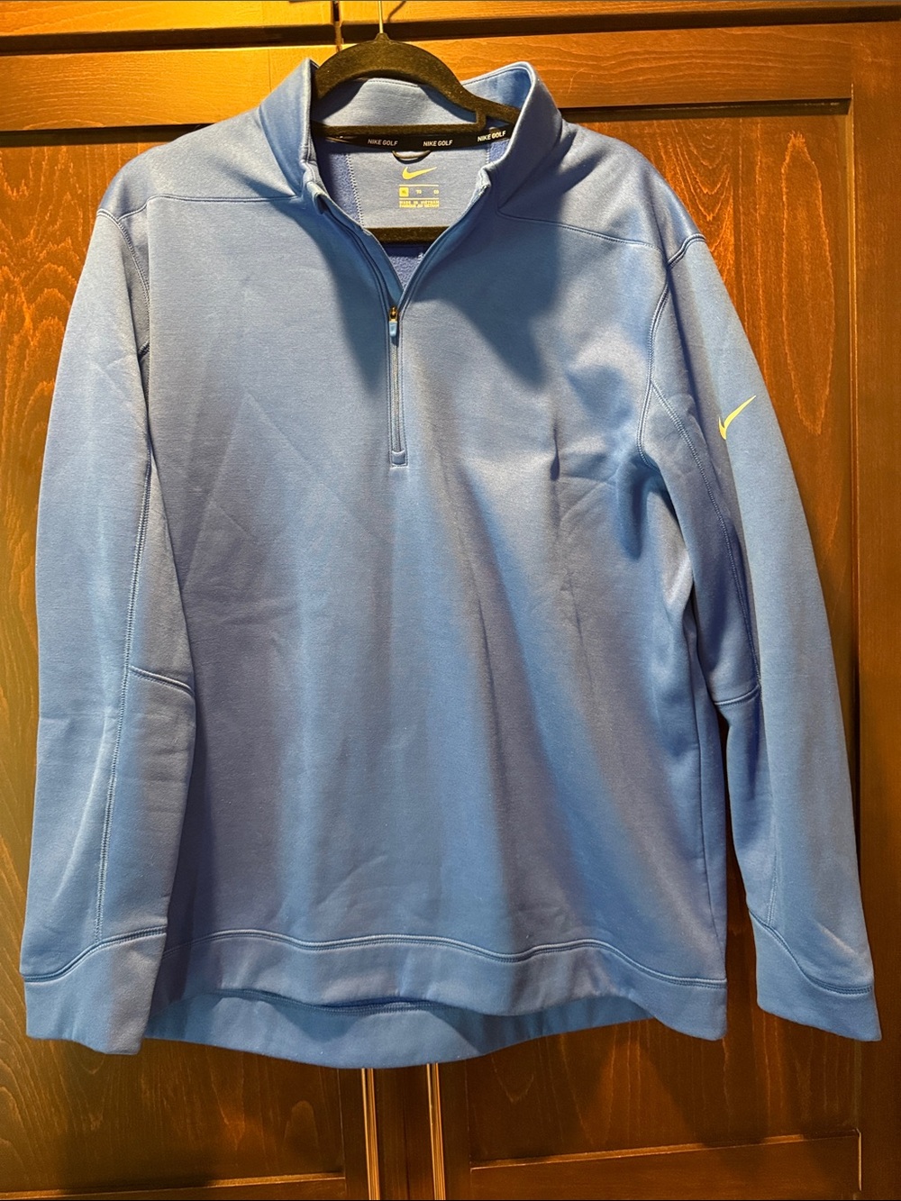 Nike Golf Royal Blue Quarter-Zip Pullover Size XL